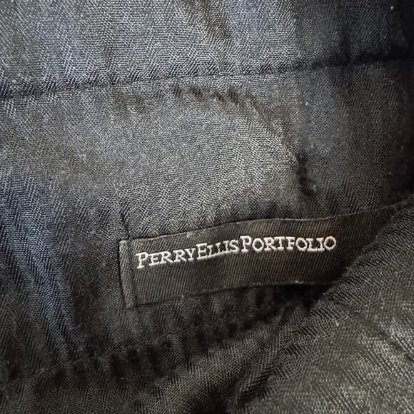 Perry Ellis Portfolio Pinstripe Workwear Straight Dress Pants US Men's 34x30 - Picture 4 of 7